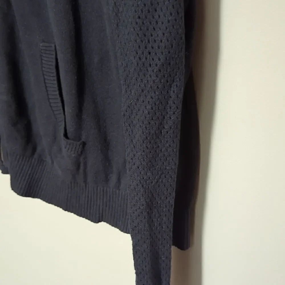 Banana Republic Factory Blue Zipper Sweater - Picture 3 of 5